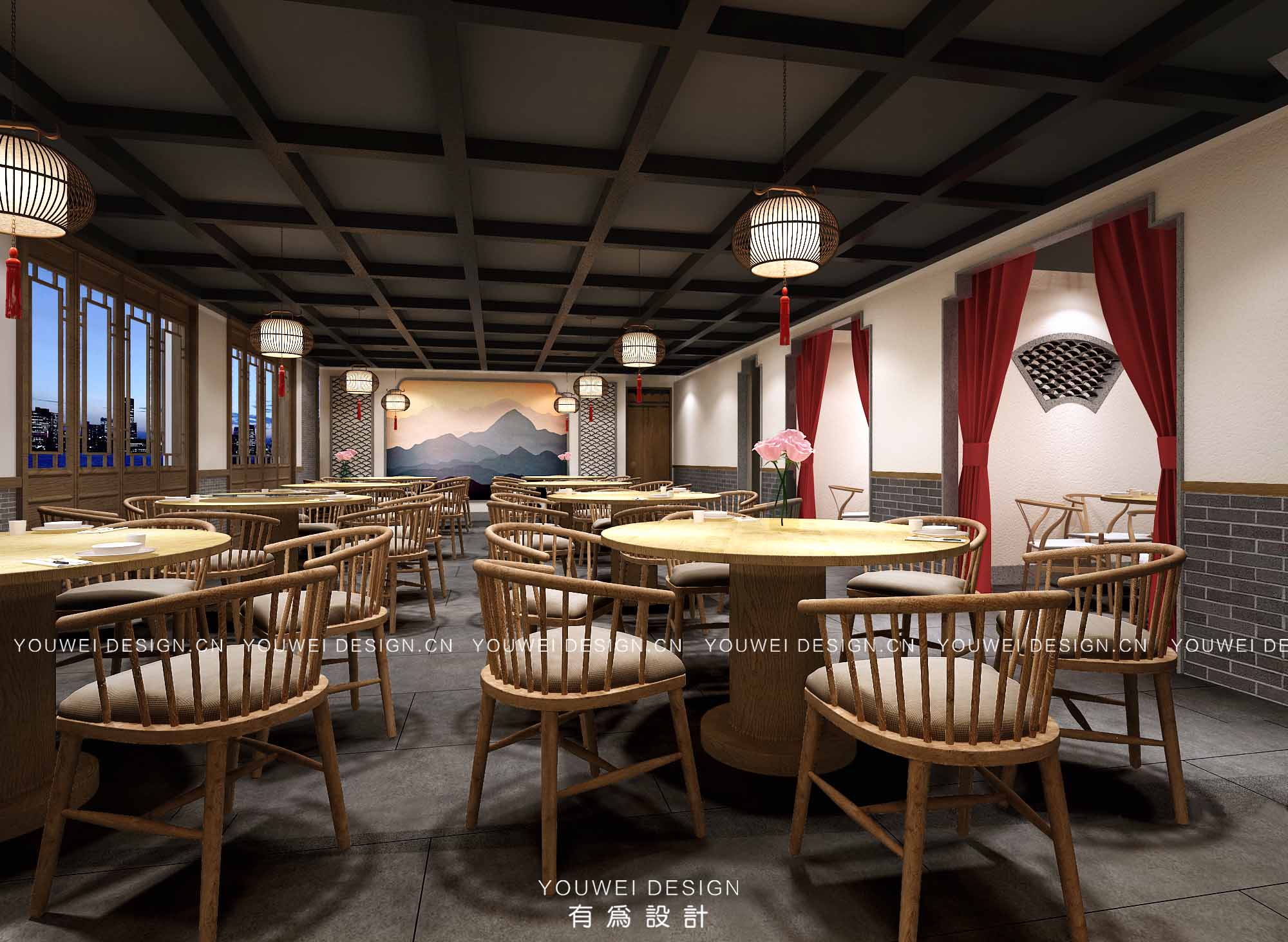 中餐馆设计案例：东莞 · 辣家呷饭湘菜馆 第5张
