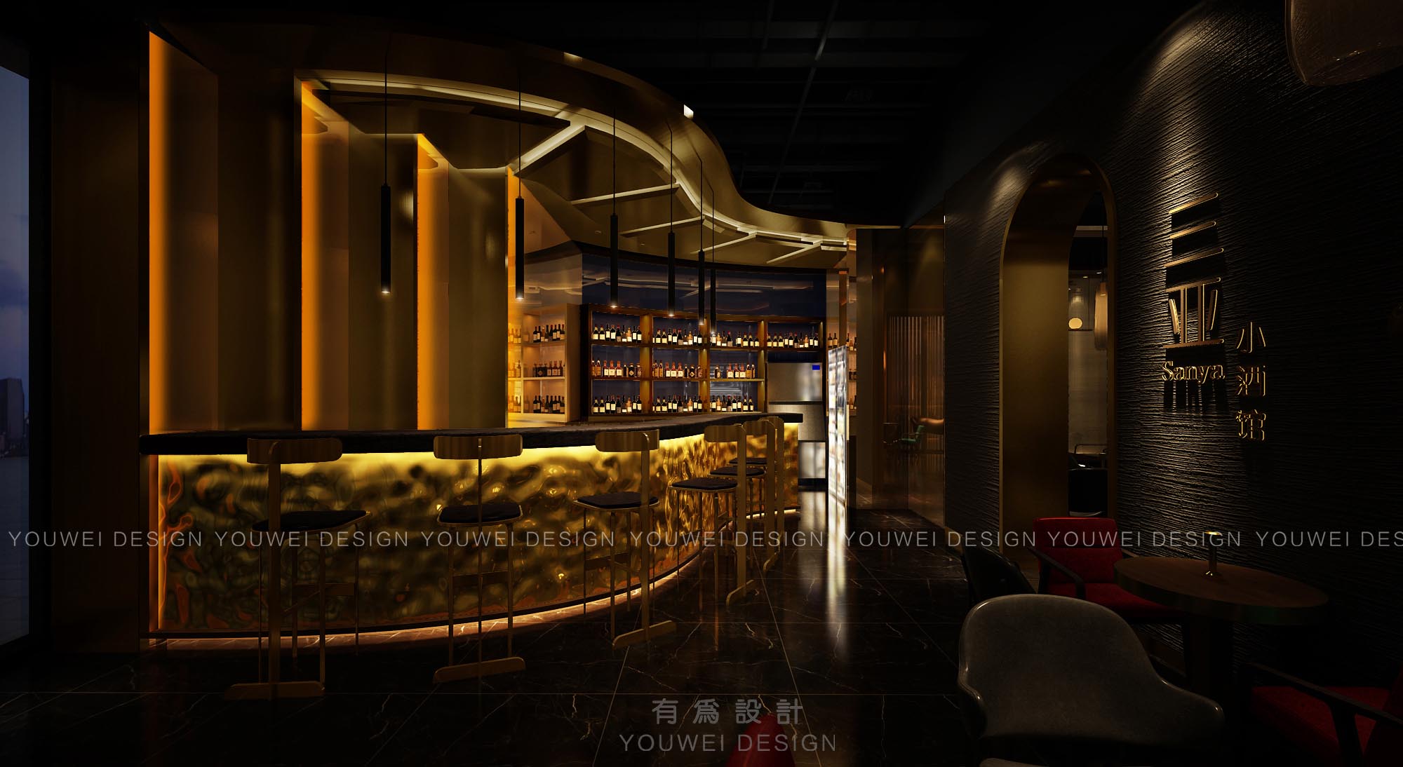 酒吧设计案例：三亚 · G.S Bar酒吧设计 第2张