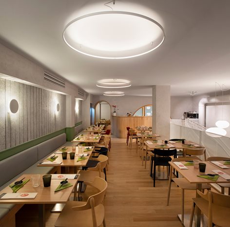 宫比米兰日本餐厅设计案例赏析,宫比米兰日本餐厅装修设计效果图 第1张